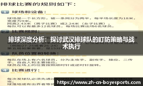 排球深度分析：探讨武汉排球队的盯防策略与战术执行